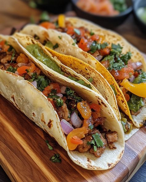 Tacos Gobernador, Tortillas, Healthy Food, Tacos, Healthy Recipes, Quick Saves