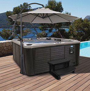 Hot Tub Gazebo's and Umbrella's Extend Your Hot Tub Season Whirlpool Deck, Hot Tub Patio, Outdoor Hot Tub, Hot Tub Gazebo, Gazebo Plans, Tub Enclosures, Hot Tub Deck, Hot Tub Backyard, Building A Pergola