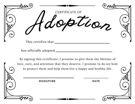 Buy DIGITAL DOWNLOAD Adoption Certificate vintage Online in India Adoption Certificate Template, College Acceptance Letter, Vocabulary Instruction, Formal Language, Post Divorce, Rights And Responsibilities, Acceptance Letter, Name Signature, Adoption Certificate