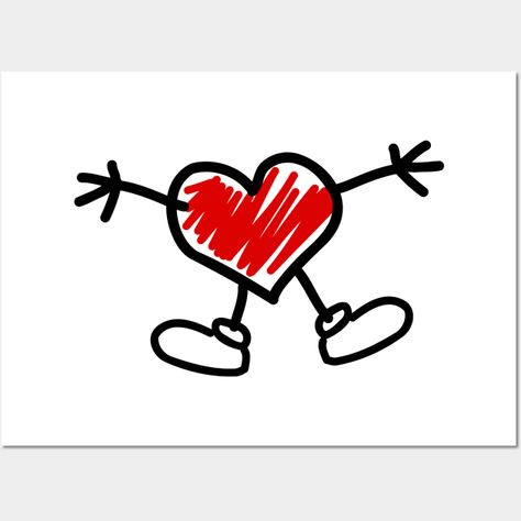 A cute heart doodle that is ready to hug -- Choose from our vast selection of art prints and posters to match with your desired size to make the perfect print or poster. Pick your favorite: Movies, TV Shows, Art, and so much more! Available in mini, small, medium, large, and extra-large depending on the design. For men, women, and children. Perfect for decoration. Hug Doodle, Five Friends, Heart Doodle, Heart Poster, Mini Drawings, Cute Heart, Best Pillow, Kids Magnets, Case Stickers