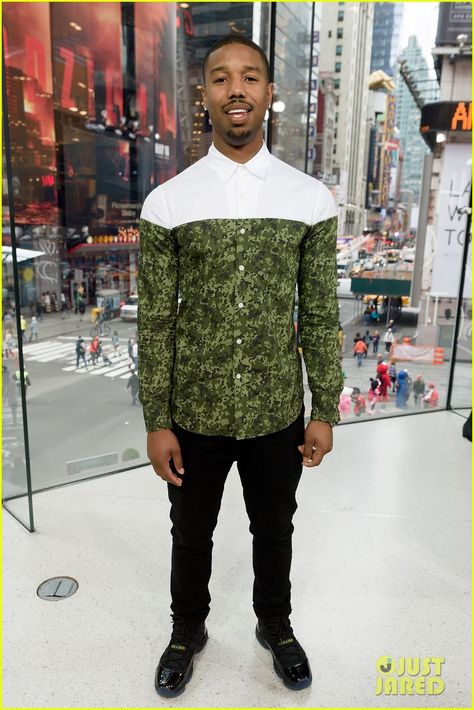 Michael B. Jordan Air Jordan 11 Outfit Men, Jordan 11 Outfit Men, Air Jordan 11 Outfit, Jordan 11 Gamma Blue, Blue Outfit Men, Michael Bakari Jordan, Celebrity Sneakers, Jordan 11 Outfit, Jordan Photos