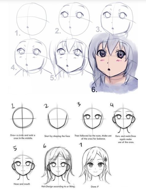 Drawing Tutorial Cartoon, List Of Things To Draw, Anime Head Reference, Anime Head Shapes, Drawing Face Shapes, Reference Tutorial, Head Reference, Drawing Anime Bodies, Cartoon Drawing Tutorial