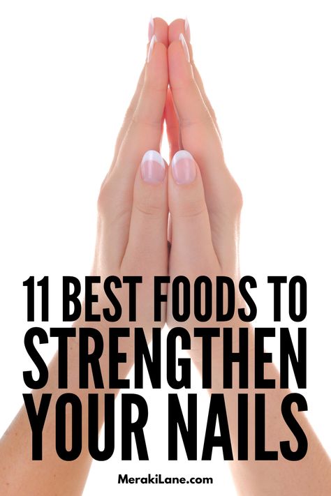 Nail Growth Vitamins, How To Help Nails Grow Fast, How To Grow Healthy Nails, Make Nails Grow, Nail Growth Tips, Grow Nails Faster, Nails Healthy, Food Nails, Natural Nail Care