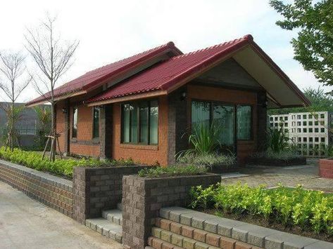 House Design For Flooded Area, Elevated House Design Philippines, Simple Bungalow House, Laterite Stone, Elevated Houses, House With Stairs, Lavish House, Flood Proof House, Elevated House Design