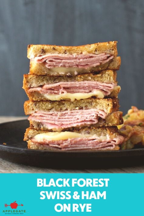 Oktoberfest Recipes, Ham Sandwich Recipes, Ham And Swiss, Black Forest Ham, Jason Clarke, Ham Potato, Oktoberfest Food, Breakfast Soup, Gold Potatoes