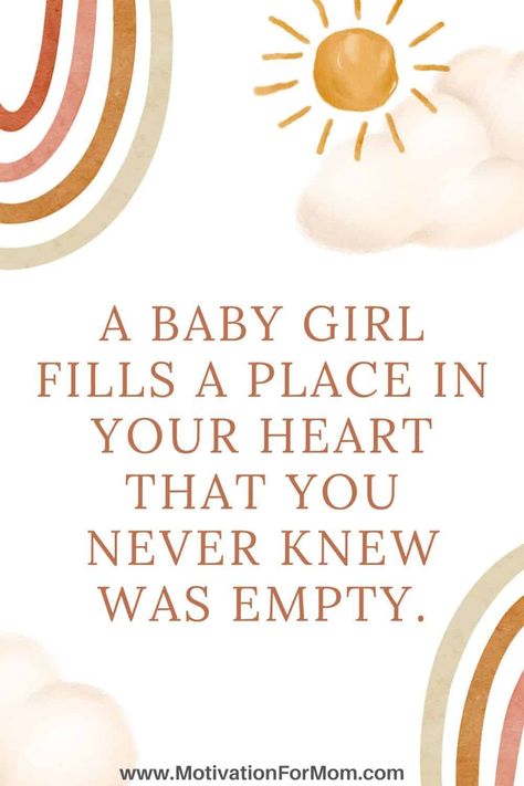 This list of baby girls quotes are all so great at explaining the joys of having a sweet baby girl. They are all quotes about having a daughter, and what life is like when you are expecting a new baby girl. Pregnant With A Girl, Baby Girl Quotes, Pregnancy Quotes, Expecting Parents, Butterfly Baby, Baby Tattoos, Baby Quotes, New Baby Girls, All Quotes