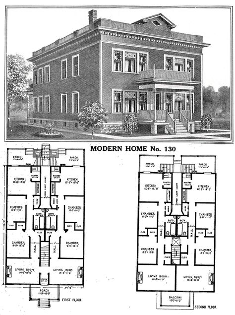 Victorian Apartment Building, Vintage Apartment Floor Plans, Apartment Blueprints, Second Empire House, Vintage Floor Plans, Victorian Apartment, Victorian House Plans, Vintage Apartment, Apartment Floor Plan