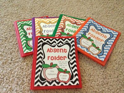 Absent Work, Absent Students, Student Folders, Planning School, Classroom Goals, Teaching Organization, Classroom Procedures, Class Organization, 5th Grade Classroom