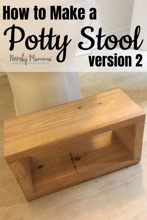 Potty Stool, Bedside Stool, Toilet Step, Tall Toilets, Squatty Potty, Toilet Stool, Diy Kids Furniture, Diy Stool, Kids Potty