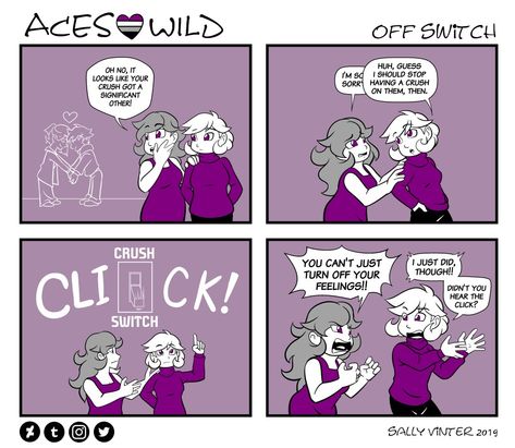 Aroace Comic, Aroace Art, Aces Wild, Asexual Humor, Aro Ace, Lgbt Humor, Lgbt Memes, Ace Pride, Lgbtq Funny