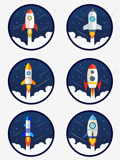 Rocket Cartoon, Theme Bapteme, Idee Babyshower, Astronaut Birthday, Space Theme Party, Space Birthday Party, Colorful Space, Cartoons Png, Pola Sulam