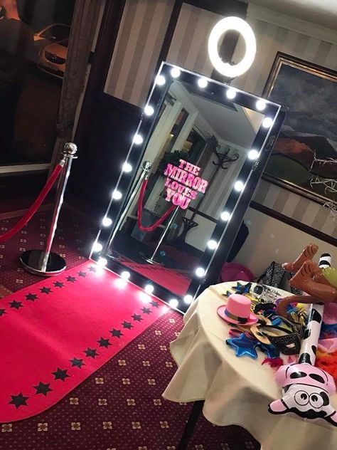 #Northernstarevents #Northernloveletters #SelfieMirror #StrikeAPose Cabaret Costume, Mirror Photo Booth, Photo Booth Hire, Light Up Letters, Magic Mirror, Stage Set Design, Stage Set, Sweet 16 Parties, Strike A Pose