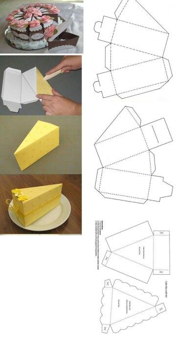 Origami Cake, Paper Cakes, Paper Cake Box, Paper Box Diy, Paper Box Template, Box Templates, Gift Box Template, Paper Craft Diy Projects, Origami Crafts Diy