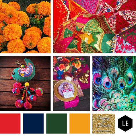 Mood Board Indian Wedding, Traditional Indian Colour Palette, Indian Wedding Colour Themes, Diwali Mood Board, Indian Mood Board, Indian Wedding Mood Board, Indian Wedding Color Schemes, Asian Festival, Royal Indian Wedding