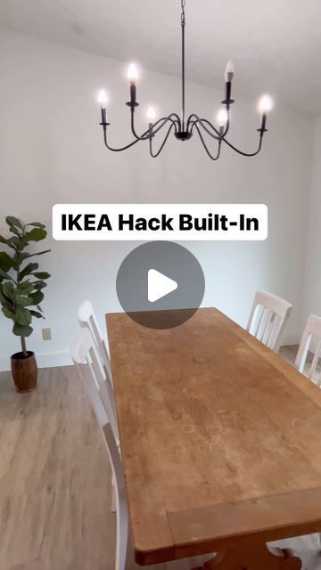 DeLancey Carson | Real, Relatable DIY on Instagram: "This project I did in April is one of my FAVORITES! 4 IKEA sektion cabinets and then custom laminate counters to match my kitchen. Slower instructions are saved to my Highlights!" Ikea Cabinet Dining Room, Diy Built In Cabinets Dining Room, Diy Buffet Cabinet Ikea Hack, Ikea Kitchen Cabinets Hack, Ikea Furniture Hacks Living Room, Ikea Dining Room Ideas, Built In Cabinets Dining Room, Ikea Kitchen Makeover, Sektion Cabinets