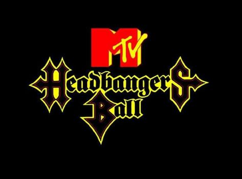 Mtv Headbangers Ball, Headbangers Ball, Heavy Metal Songs, Rock Wallpaper, Slayer Band, Ball Logo, Metal Songs, 00s Nostalgia, Rock N Roll Art