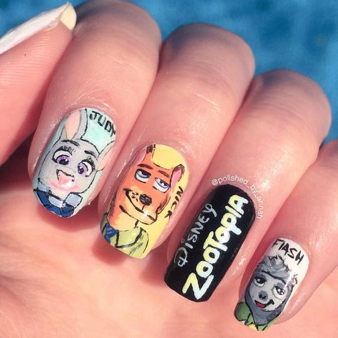 Zootopia nails #nails Zootopia Nails, Creative Nail Designs, Zootopia, Creative Nails, Nails Nails, Nail Designs, Nail Art, Nails, Art