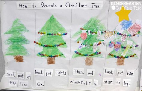 Christmas Writing Kindergarten, Zone Of Proximal Development, Christmas Writing Activities, December Kindergarten, Decorate A Christmas Tree, Kindergarten Special Education, Doodle Bugs, Holiday Writing, Interactive Writing