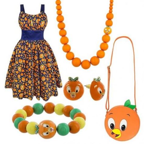 Orange Bird Disney, Bird Character, Bird Purse, Disney Apparel, Disney Enchanted, Bird Dress, Disney Nerd, Character Inspired Outfits, Disney Bounding