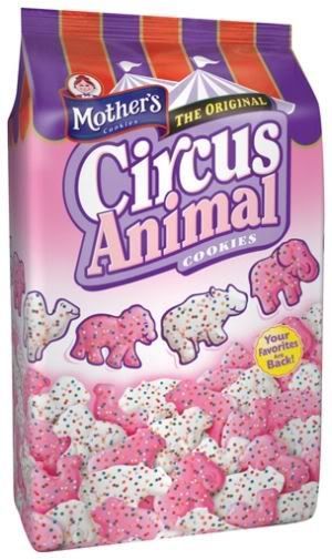 Frosted (JUMBO) Animal Cookies - Bake at 350° Circus Animal Cookies, Mothers Cookies, Starbucks Pumpkin Bread, Circus Cookies, Animal Cracker, Circus Animal Cookie, Pokemon A, Paper Squishy, Animal Cookie