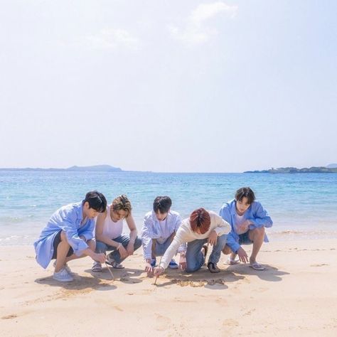 Txt Beach, Season Of Txt Midsummer, Txt Midsummer, Star Ocean, Music Station, Summer Icon, Homescreen Ideas, Summer Wallpaper, Aesthetic Images