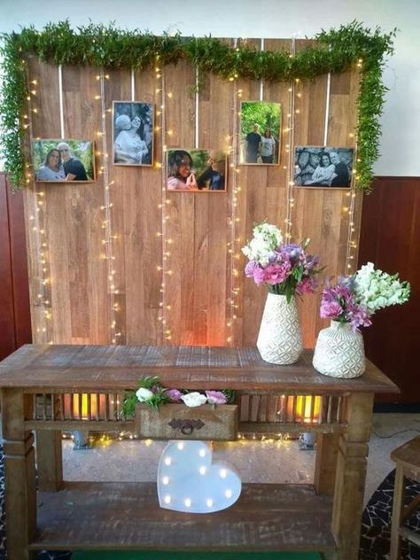 Fairy Light Backdrops, Wedding Table Deco, Wedding Tropical, Wedding Decorations On A Budget, Diy Wedding Backdrop, Tropical Bridal, Tropical Bridal Showers, Deco Wedding, Decorations Wedding