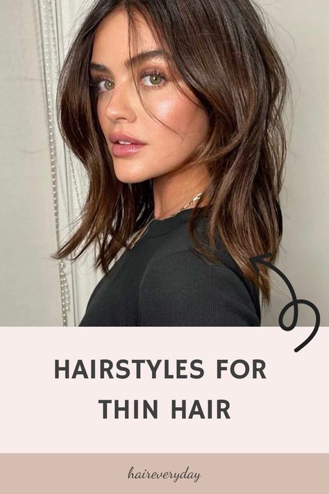 Medium Length Fine Hairstyles, Medium Length Hair Styles Everyday, Best Haircut For Fine Hair, Long Bob Hairstyles For Fine Hair, Long Fine Hair Hairstyles, Short Fall Haircuts, How To Style Fine Hair, Fall 2024 Hair Trends Haircuts, Layered Fine Hair