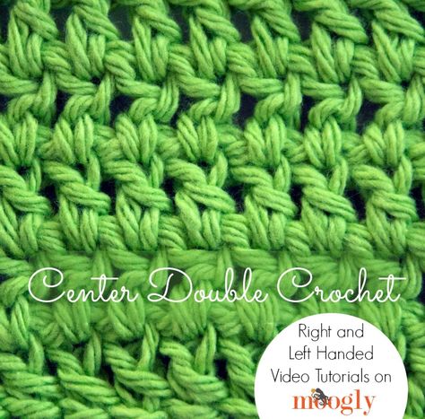 My friend Becky at Grammy Dirlam introduced me to a fantastic take on the standard double crochet stitch – the Center Double Crochet! It’s an easy variation that has some big effects, and this is how it’s done! Center Double Crochet Video Tutorial – Right Handed Center Double Crochet Video Tutorial – Left Handed In this video [...] Left Handed Crochet, Crochet 101, Crochet Videos Tutorials, Double Crochet Stitch, Crochet Stitches Tutorial, Crochet Books, Crochet Stitches Patterns, Tunisian Crochet, Crochet Stitch