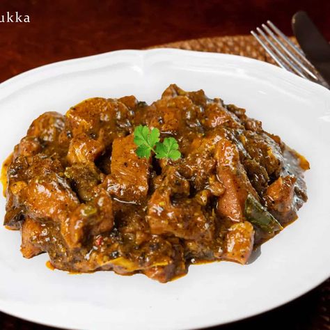 Mutton Chukka ia a dry mutton fry where the mutton is cooked till all the water content in it gets dried up almost like uppu kandam. This a very unique and easy village style recipe for preparing lamb chukka.Taste is also good.This is a type of nonveg dish. Mutton Chukka, Mutton Fry, Mutton Dishes, Garlic Paste, Coriander Seeds, Indian Cooking, Fennel Seeds, Good Fats, Cooking Meat