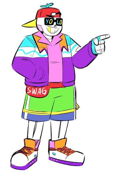 Artist: rainbowsans(Tumblr) Fresh Sans Fanart, Fresh Sans, Sans Fanart, Undertale Sans Aus, Undertale Pictures, Error Sans, Fox Games, Sans Cute, Procreate Brushes Free