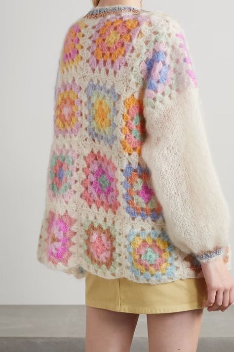 Crochet Cardigan - Crochet Pattern Aesthetic Sweaters, Gilet Crochet, Crochet Idea, Knit Wear, Crochet Clothing, Crochet Jacket, Crochet Cardigan Pattern, Cardigan Pattern, Free Crochet Patterns