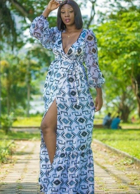 Silk Outfit, African Inspired Fashion, Dress Up Outfits, Long Sleeve Casual Dress, African Fashion Women, African Clothing Styles, Latest African Fashion Dresses, African Dresses For Women, African Print Fashion