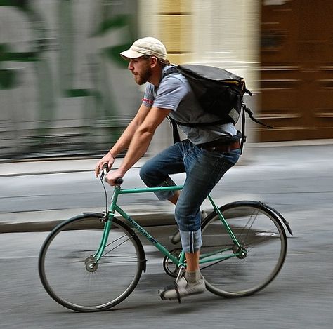 Riding Bike Reference, Person Riding Bike, Person On Bike, Person Riding A Bike, People Riding Bikes, Bike Reference, Bicycle Commuting, Sports Reference, Biking Aesthetic