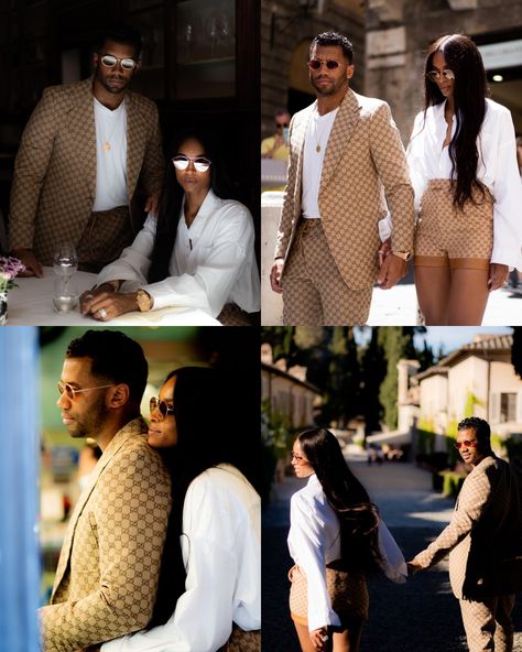 Ciara And Russell Wilson Photoshoot, Cute Couple Outfits Casual, Ciara Style, Dope Couples, Ciara And Russell Wilson, Ciara And Russell, Sweet Couples, Couples Fashion, African American Couples