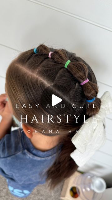 Yohana Hall on Instagram: "Cute and easy hairstyle! Charlee calls this one the triceratops hairstyle 🥹

#cutehairstyles #easyhairstyles #hairstyles #hairtutorial #girlmom #hairideas #hairinspiration #instahair #backtoschoolhairstyles #backtoschoolhair #kindergartenhair" Cute Simple Hairstyles, Easy Hairstyle, Back To School Hairstyles, Girl Mom, Hair Tutorial, Cute Hairstyles, Easy Hairstyles, Hair Inspiration, Hairstyles