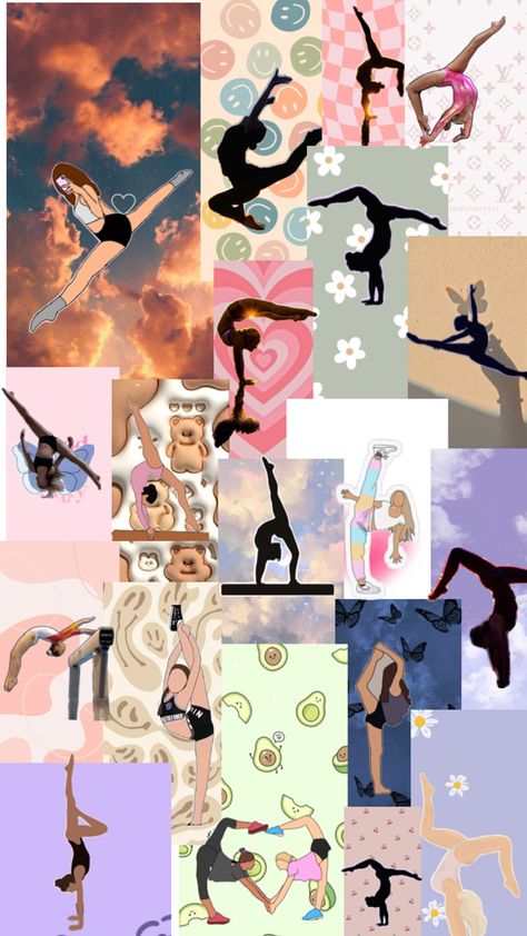 Gymnastics Wallpaper, Pretty Wallpaper Ipad, Gymnastics Skills, Gymnastics Poses, Gymnastics Pictures, Cute Simple Wallpapers, Iphone Wallpaper Girly, Fun Crochet Projects, Simple Wallpapers