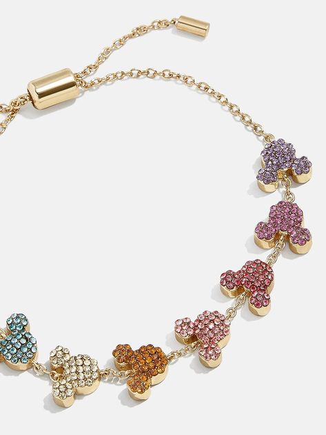 Mickey Mouse Disney Pavé Pull-Tie Bracelet | BaubleBar (US)