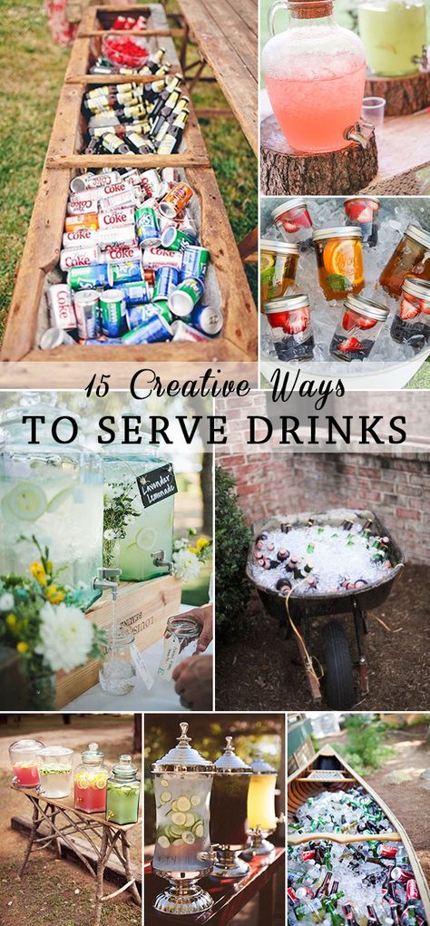 Diy Wedding Bar, 2015 Wedding Trends, Drinks And Food, Bride Planning, Wedding Reception Ideas, Boda Mexicana, Adult Birthday Party, Wedding Drink, October Wedding