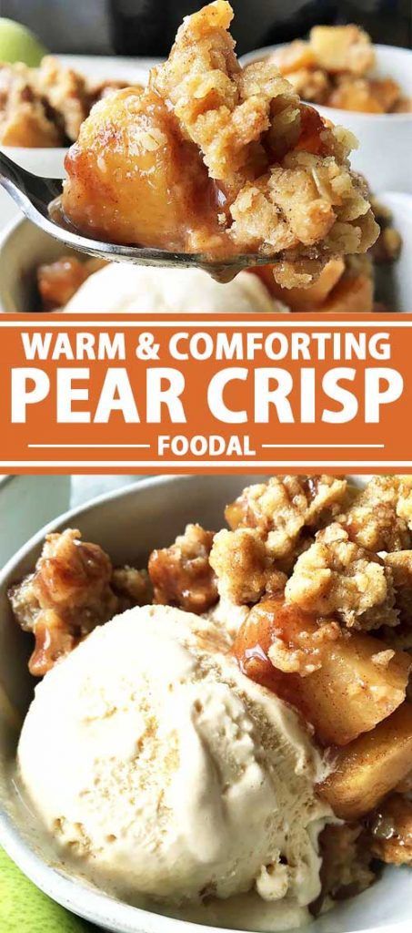 Baking With Pears, Things To Make With Pears, Fresh Pears What To Do With, Fresh Pear Recipes, Pear Crumble Recipe, Pear Recipes Easy, Pear Dessert Recipes, Pear Crisp, Pear Crumble