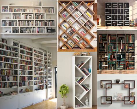 Diy Rock Display, Red Bookcase, Curio Wall, Diy Bookshelf Plans, Design Bookshelf, Solid Wood Bookshelf, Bedroom 2022, Floating Books, Diy Bookshelf