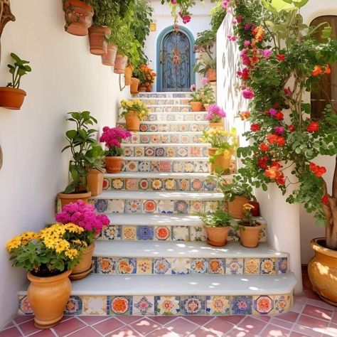 Hacienda Style Homes, Dream Life House, Mexican Home Decor, Mexican Home, Spanish Style Homes, Mediterranean Home, Spanish House, Dream House Interior, Dream House Exterior