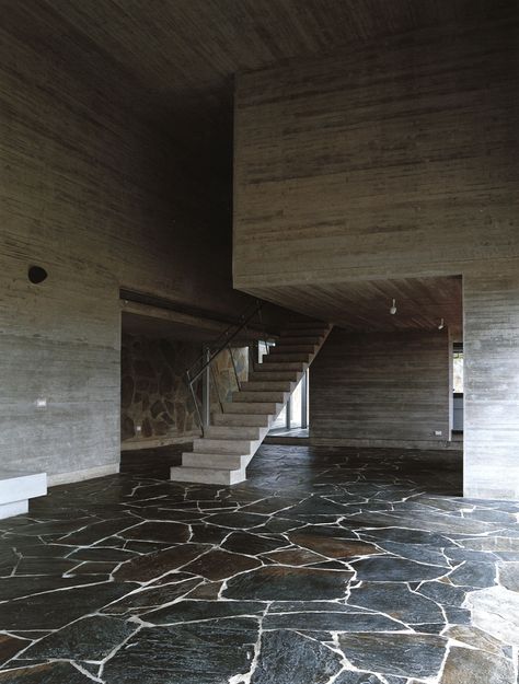 Cecilia Puga Stone Floors, Concrete Architecture, Flagstone Flooring, Genius Loci, Loft Interiors, Concrete Stone, Slate Flooring, Concrete Design, Stone Flooring