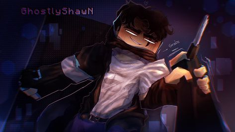 Herobrine Hery Minecraft Art - GhostlyShawn Minecraft Art Fanart, Herobrine Fanart, Herobrine Minecraft, Minecraft Banner Designs, Minecraft Banners, Silly Games, Minecraft Tutorial, Art Fanart, Minecraft Art