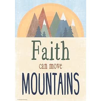 Mountain Classroom, Kids Bathrooms, Kindergarten Classroom Decor, Faith Can Move Mountains, Teacher Created Resources, Move Mountains, Bathroom Kids, Kindergarten Classroom, Woodland Animals