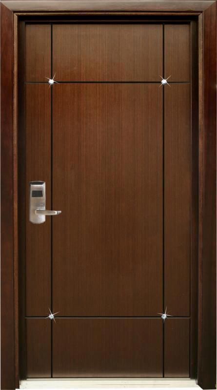 Wooden Door With Classic Handle Design Ideas Pintu Interior, Flush Door Design, Modern Wooden Doors, Wooden Front Door Design, Wooden Main Door, Sliding Door Design, Wooden Main Door Design, Home Door Design, Doors Interior Modern