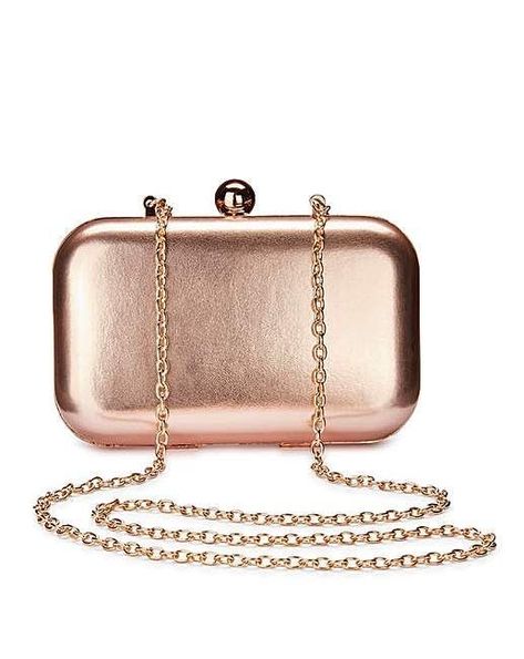 Rose Gold Clutch Bag, Rose Gold Purse, Alice Rose, Rose Gold Clutch, Gold Clutch Bag, Prom Bag, Rose Gold Accessories, Gold Handbag, Rose Gold Fashion