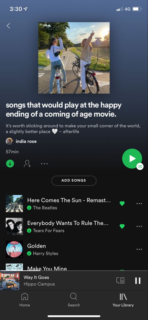 Coming Of Age Playlist, Spotify Journal, Playlist Vibes, Spotify Albums, Song Recs, Daughter Songs, India Rose, Playlist Names, Music Tutorials