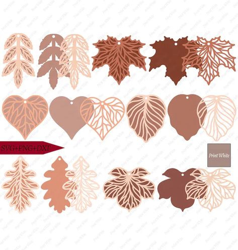 Laser Earrings, Skeleton Leaves, Cricut Inspiration, Earring Svg, File Template, Cut Earrings, Stacked Earrings, Christian Artists, Earring Bundle