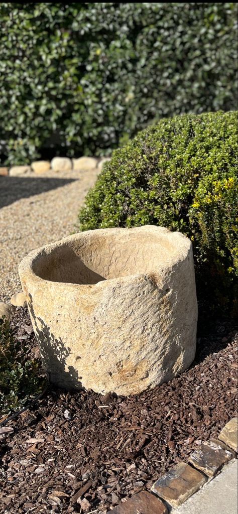 Stone Trough, Rock Planters, Fish Pool, Backyard Walkway, Side Yard Landscaping, Bird Bath Fountain, Potted Flowers, Indoor Trees, Stone Planters