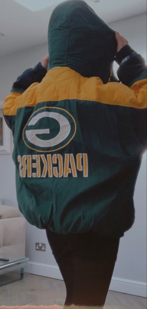 Racer Aesthetic, Racer Jacket, Aesthetic Green, Green Aesthetic, American Football, American Vintage, Bean Bag Chair, Football, Yellow